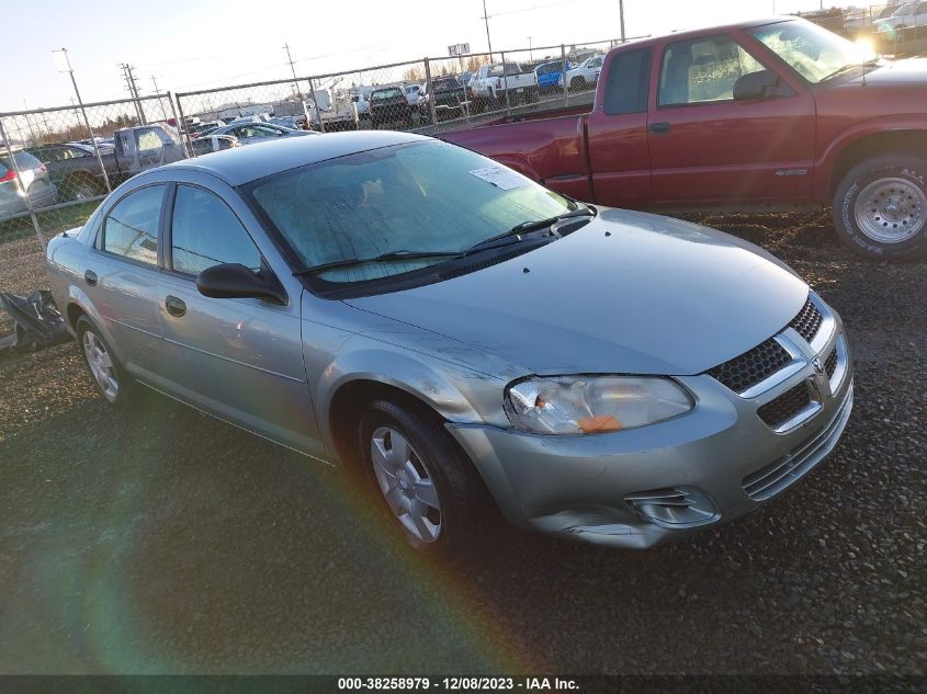 2004 Dodge Stratus Se VIN: 1B3EL36X14N389292 Lot: 38258979