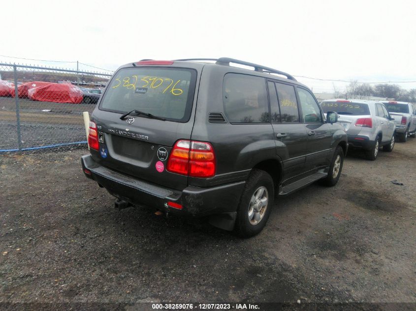 2000 Toyota Land Cruiser VIN: JT3HT05J8Y0099324 Lot: 38259076