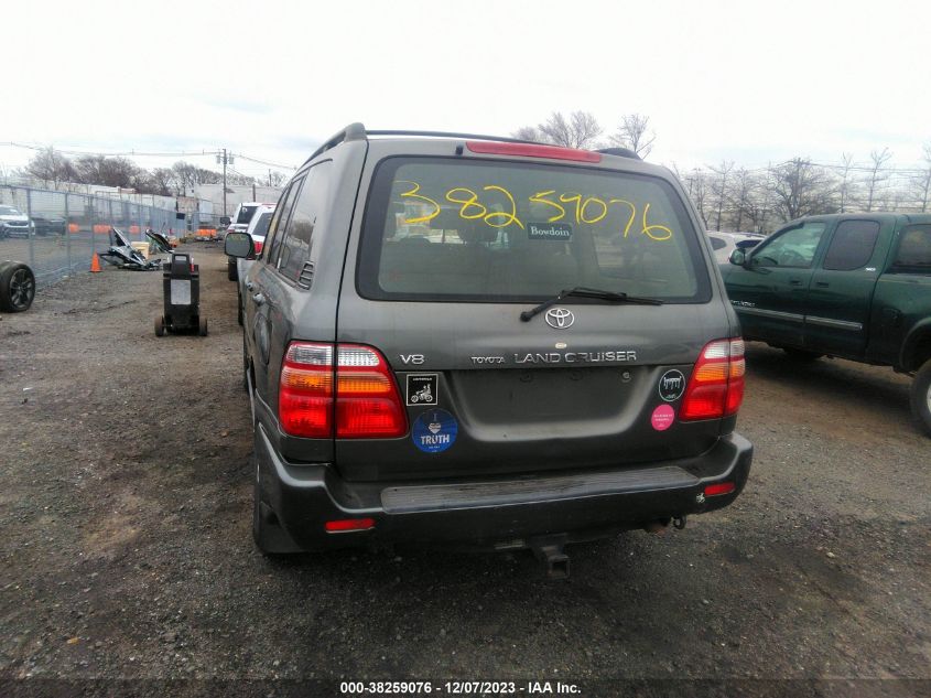 2000 Toyota Land Cruiser VIN: JT3HT05J8Y0099324 Lot: 38259076