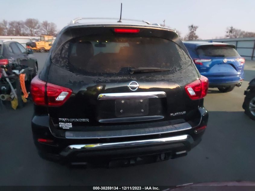 2018 Nissan Pathfinder Platinum VIN: 5N1DR2MN7JC662744 Lot: 38259134