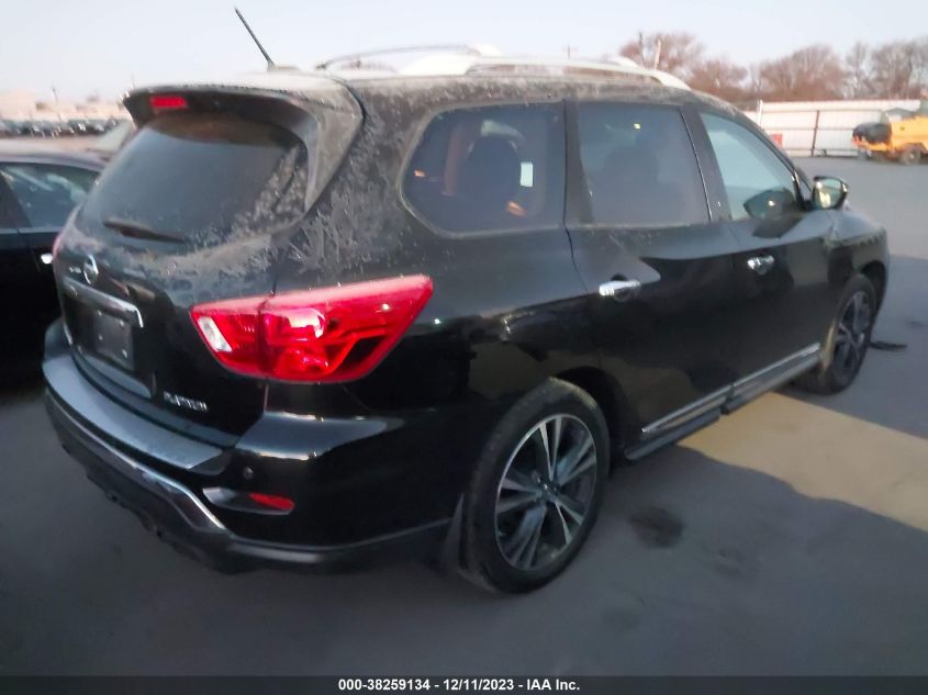 2018 Nissan Pathfinder Platinum VIN: 5N1DR2MN7JC662744 Lot: 38259134