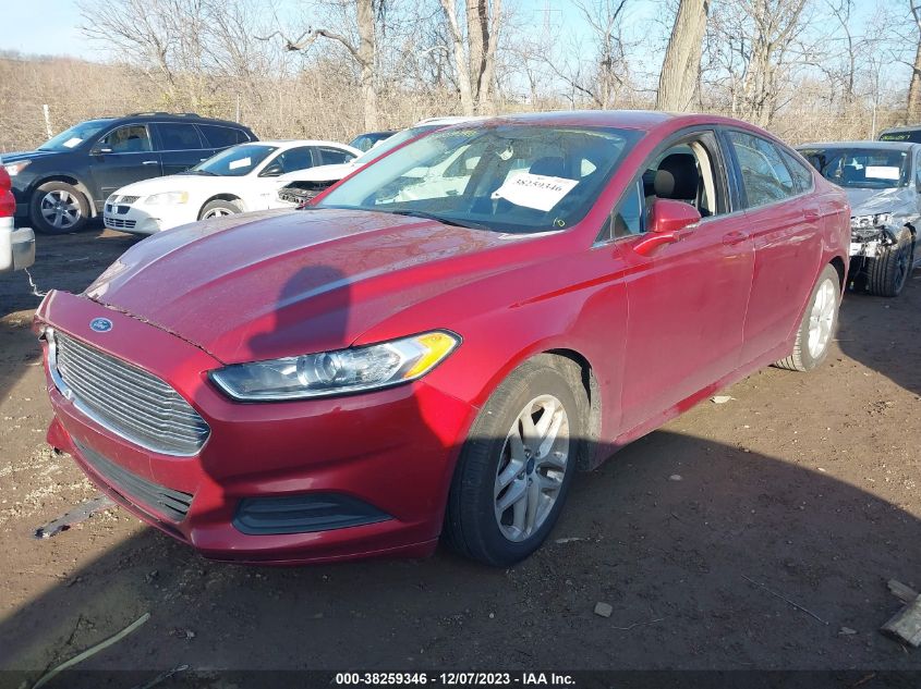 2016 Ford Fusion Se VIN: 1FA6P0H75G5119060 Lot: 38259346