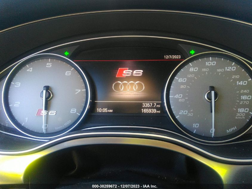 2014 Audi S6 4.0T Prestige VIN: WAUF2AFC9EN084743 Lot: 38259672