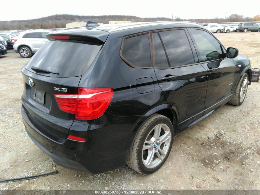 2013 BMW X3 xDrive28I VIN: 5UXWX9C56D0D04300 Lot: 38259733