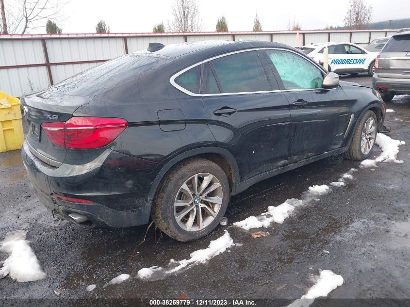 2017 BMW X6 xDrive35I VIN: 5UXKU2C59H0N85087 Lot: 38259779