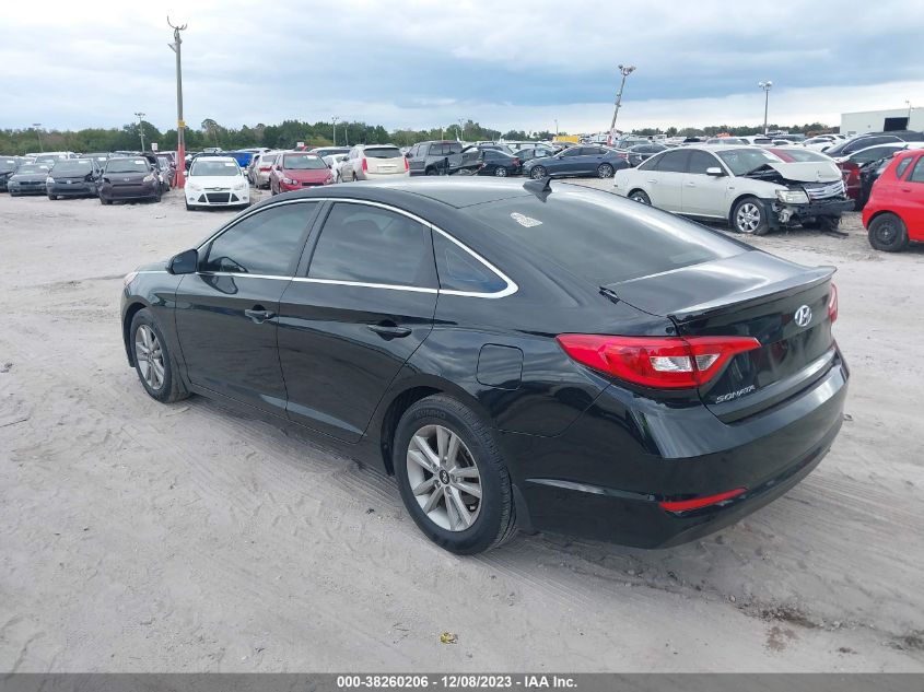 2016 Hyundai Sonata Se VIN: 5NPE24AF4GH290654 Lot: 38260206