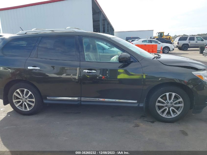 2015 Nissan Pathfinder Sl VIN: 5N1AR2MN3FC648494 Lot: 38260232