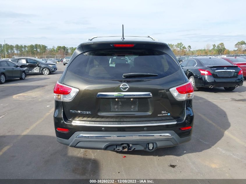 2015 Nissan Pathfinder Sl VIN: 5N1AR2MN3FC648494 Lot: 38260232