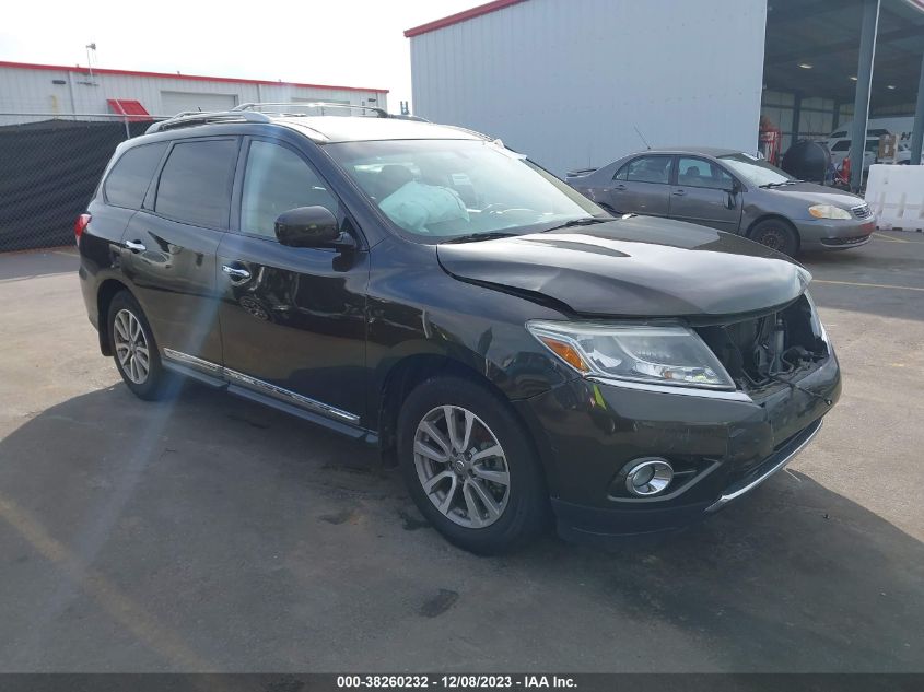 2015 Nissan Pathfinder Sl VIN: 5N1AR2MN3FC648494 Lot: 38260232