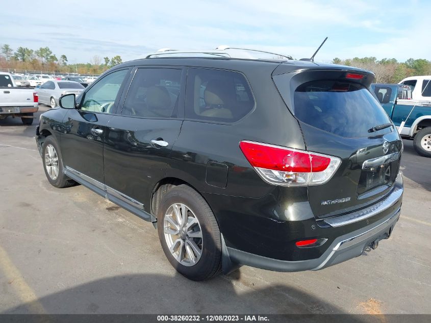 2015 Nissan Pathfinder Sl VIN: 5N1AR2MN3FC648494 Lot: 38260232