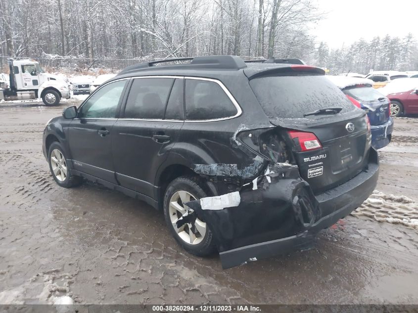 2014 Subaru Outback 2.5I Premium VIN: 4S4BRBCC0E3243325 Lot: 38260294