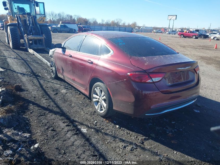 2016 Chrysler 200 Limited VIN: 1C3CCCAB9GN145738 Lot: 38260358