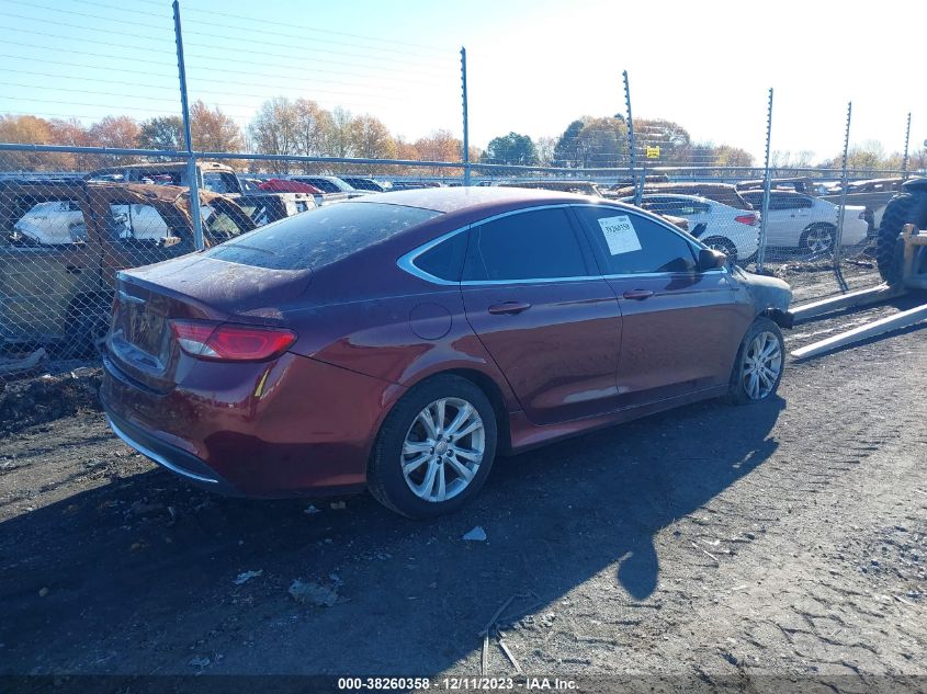 2016 Chrysler 200 Limited VIN: 1C3CCCAB9GN145738 Lot: 38260358