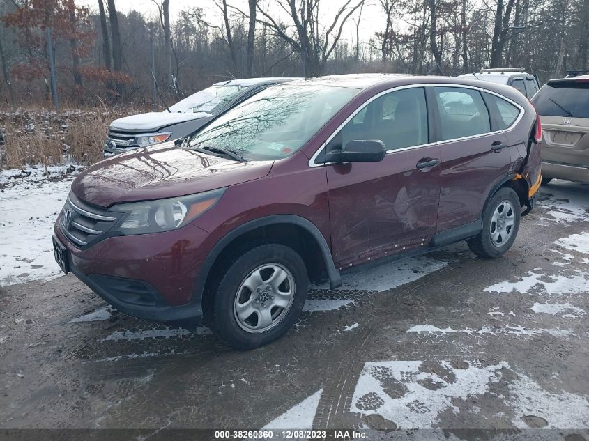 2014 Honda Cr-V Lx VIN: 5J6RM4H32EL118908 Lot: 38260360