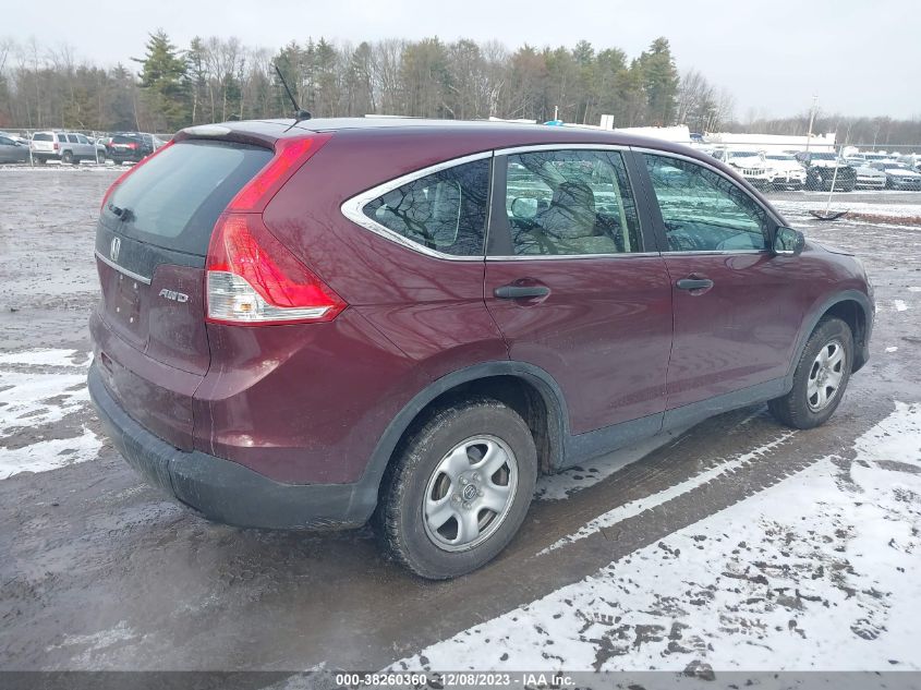 2014 Honda Cr-V Lx VIN: 5J6RM4H32EL118908 Lot: 38260360