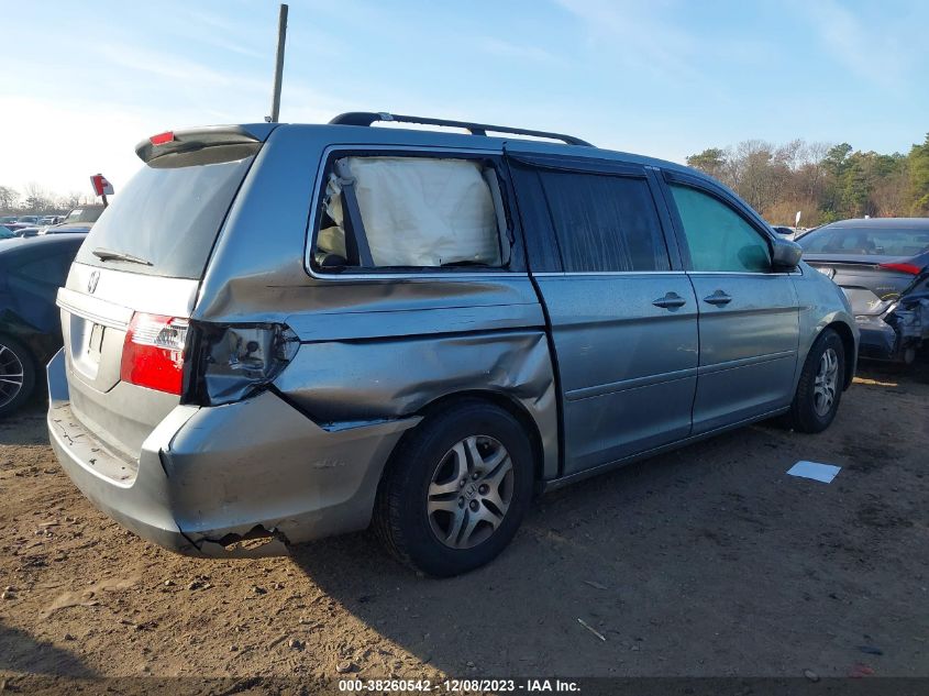 2007 Honda Odyssey Ex-L VIN: 5FNRL38717B028922 Lot: 39439520