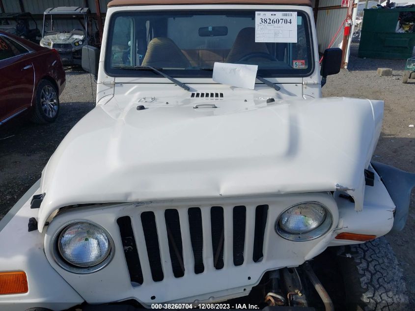 1998 Jeep Wrangler Sport VIN: 1J4FY19S1WP794613 Lot: 38260704