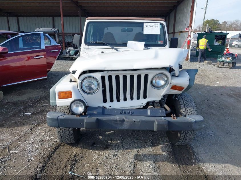 1998 Jeep Wrangler Sport VIN: 1J4FY19S1WP794613 Lot: 38260704