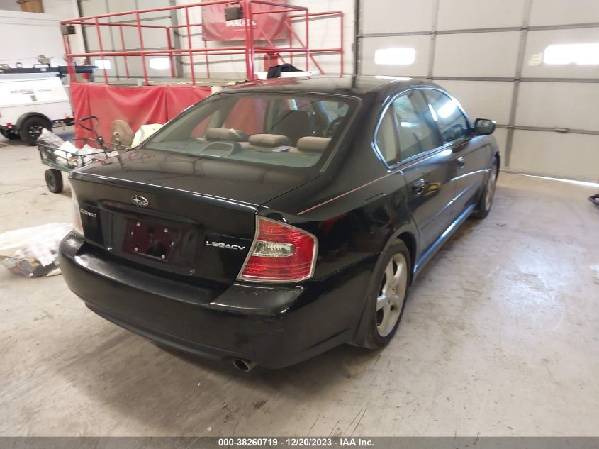 2007 Subaru Legacy 2.5I VIN: 4S3BL616677206138 Lot: 38260719