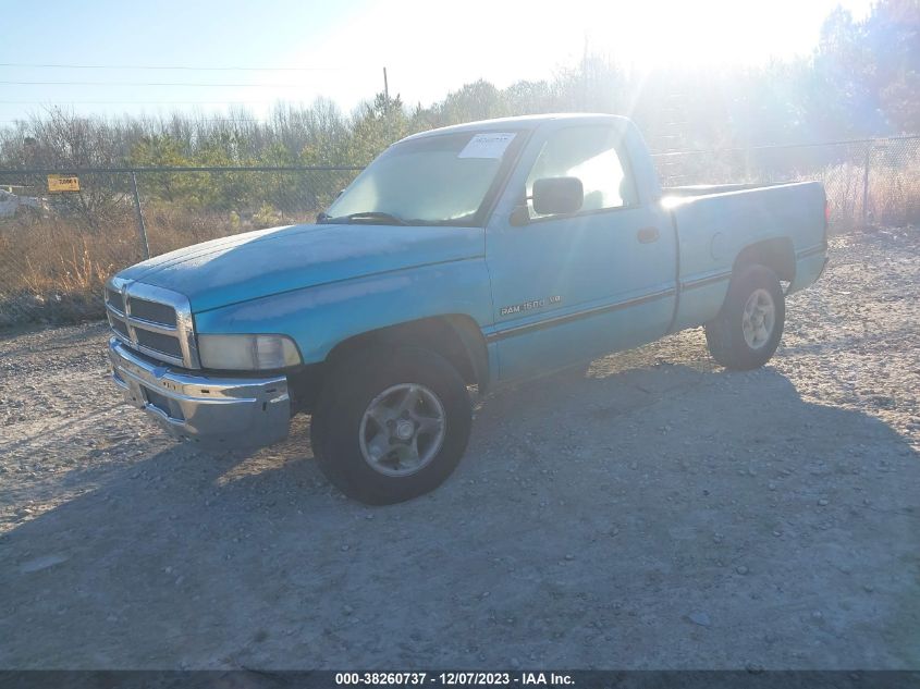 1996 Dodge Ram 1500 VIN: 1B7HC16ZXTJ133157 Lot: 38260737