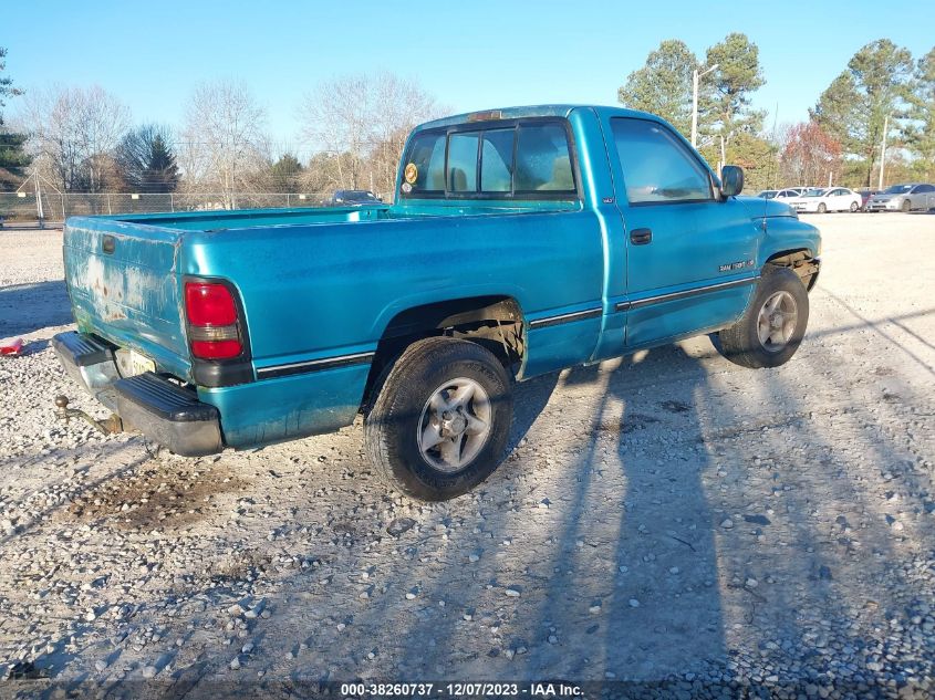 1996 Dodge Ram 1500 VIN: 1B7HC16ZXTJ133157 Lot: 38260737