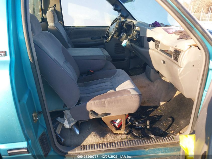 1996 Dodge Ram 1500 VIN: 1B7HC16ZXTJ133157 Lot: 38260737