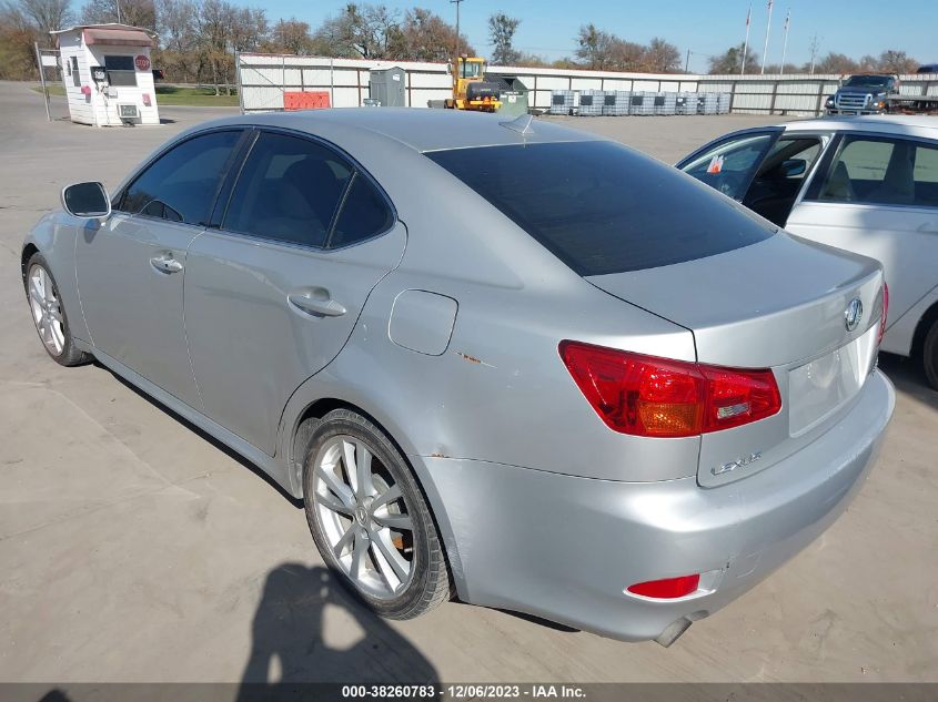 2007 Lexus Is 250 VIN: JTHBK262472033698 Lot: 38260783