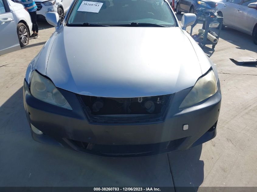 2007 Lexus Is 250 VIN: JTHBK262472033698 Lot: 38260783