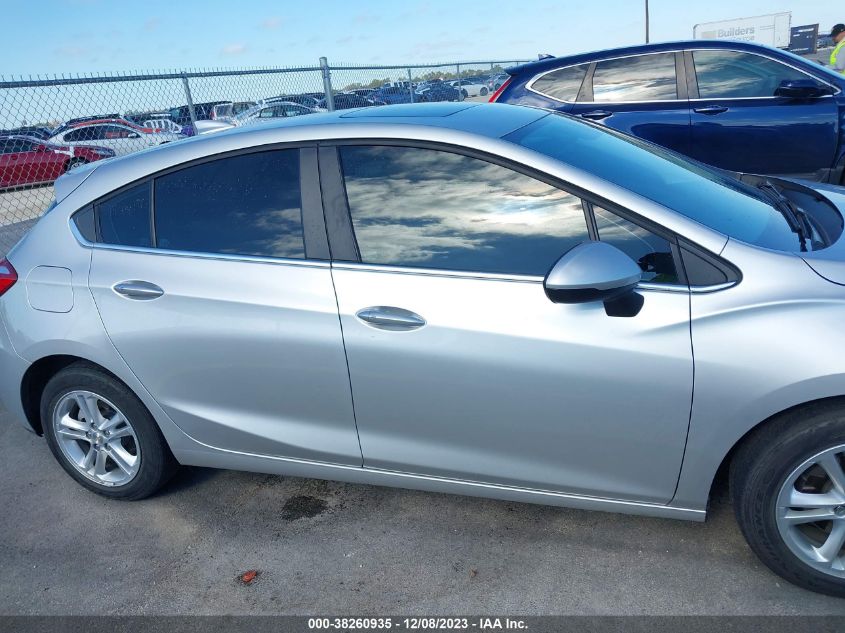 2018 Chevrolet Cruze Lt Auto VIN: 3G1BE6SM8JS594367 Lot: 38260935