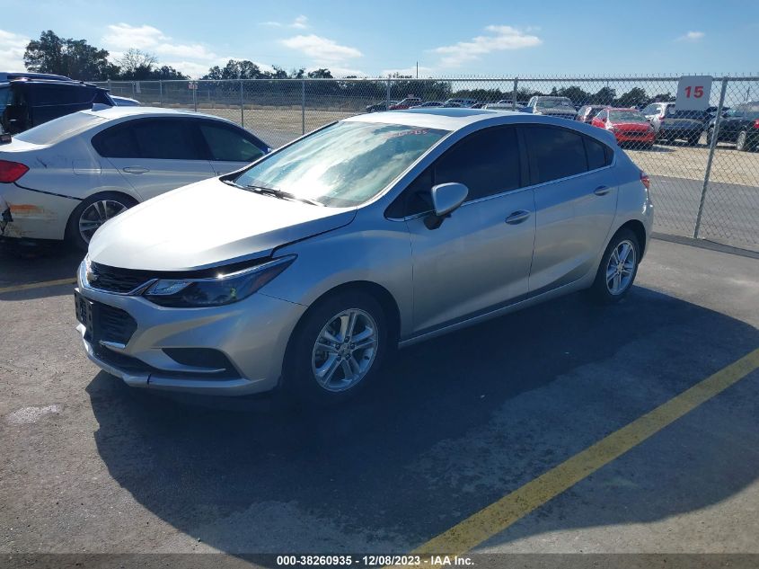 2018 Chevrolet Cruze Lt Auto VIN: 3G1BE6SM8JS594367 Lot: 38260935