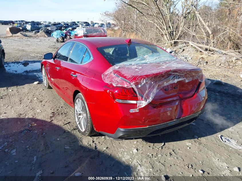 2020 Genesis G70 2.0T Rwd VIN: KMTG64LA9LU062679 Lot: 38260939