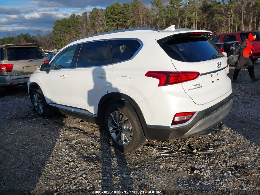 2019 Hyundai Santa Fe Sel Plus VIN: 5NMS33AD1KH056292 Lot: 38261036