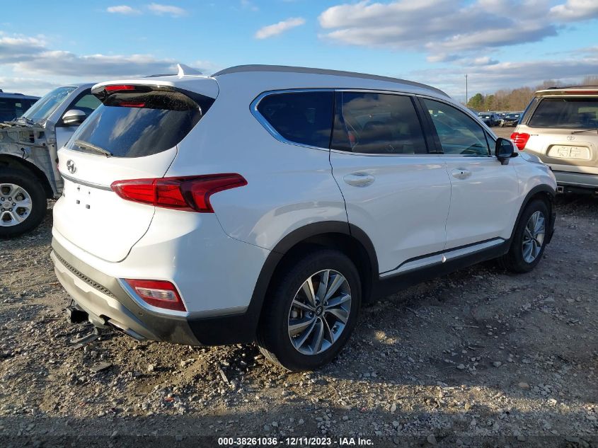 2019 Hyundai Santa Fe Sel Plus VIN: 5NMS33AD1KH056292 Lot: 38261036