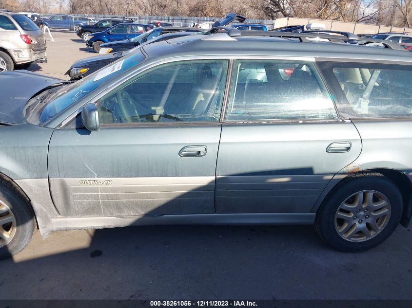 2001 Subaru Legacy Outback Ltd VIN: 4S3BH686317611534 Lot: 38261056