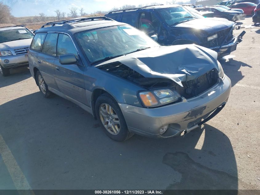 2001 Subaru Legacy Outback Ltd VIN: 4S3BH686317611534 Lot: 38261056