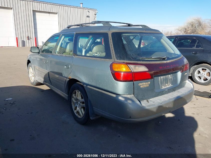 2001 Subaru Legacy Outback Ltd VIN: 4S3BH686317611534 Lot: 38261056