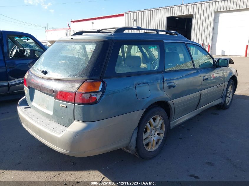 2001 Subaru Legacy Outback Ltd VIN: 4S3BH686317611534 Lot: 38261056