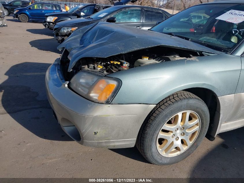 2001 Subaru Legacy Outback Ltd VIN: 4S3BH686317611534 Lot: 38261056