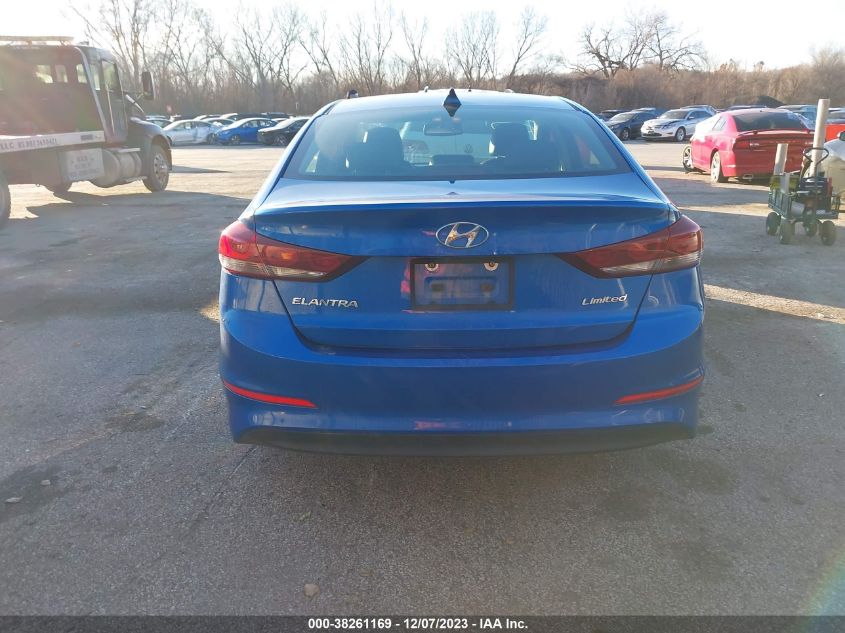 2017 Hyundai Elantra Limited VIN: KMHD84LF0HU331923 Lot: 38261169