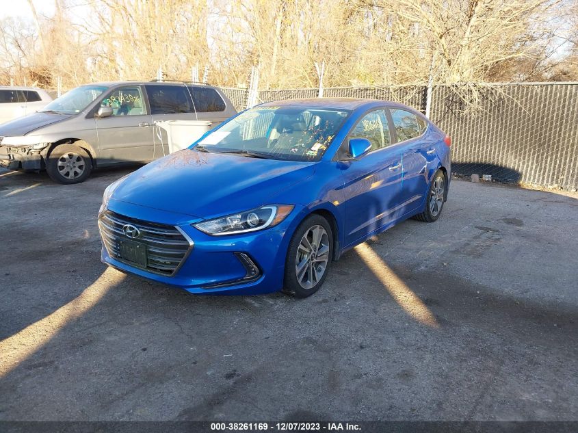 2017 Hyundai Elantra Limited VIN: KMHD84LF0HU331923 Lot: 38261169