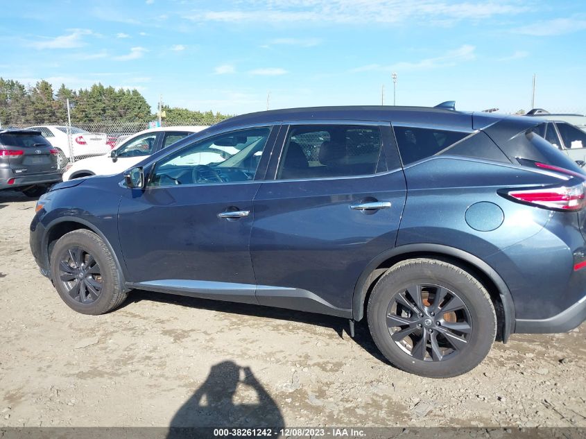 2018 Nissan Murano Sv VIN: 5N1AZ2MH6JN186861 Lot: 38261242