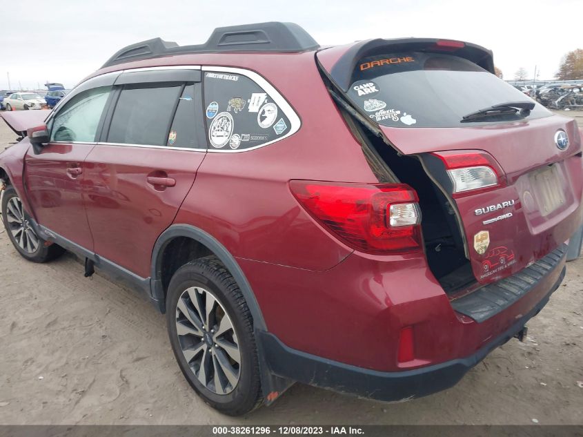 2015 Subaru Outback 2.5I Limited VIN: 4S4BSBJCXF3204069 Lot: 38261296