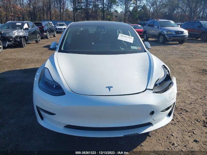 2021 Tesla Model 3 Standard Range Plus Rear-Wheel Drive VIN: 5YJ3E1EAXMF867712 Lot: 38261323