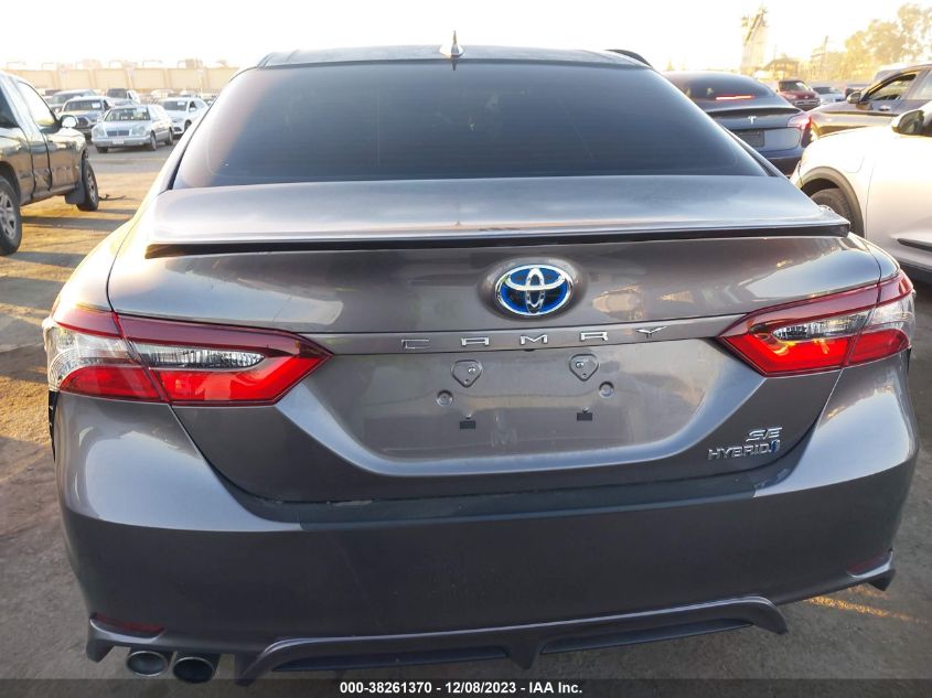 2022 Toyota Camry Se Hybrid VIN: 4T1G31AK9NU596247 Lot: 38261370