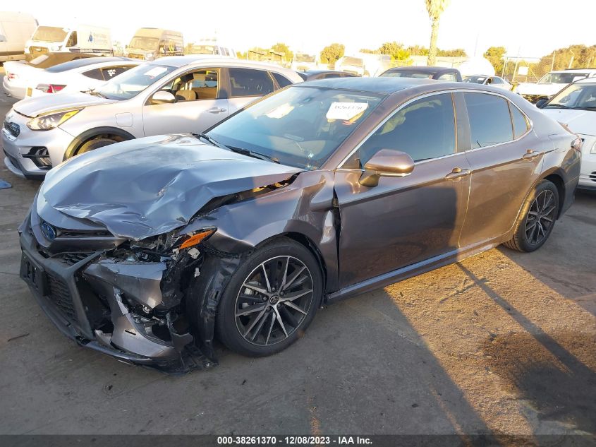 2022 Toyota Camry Se Hybrid VIN: 4T1G31AK9NU596247 Lot: 38261370