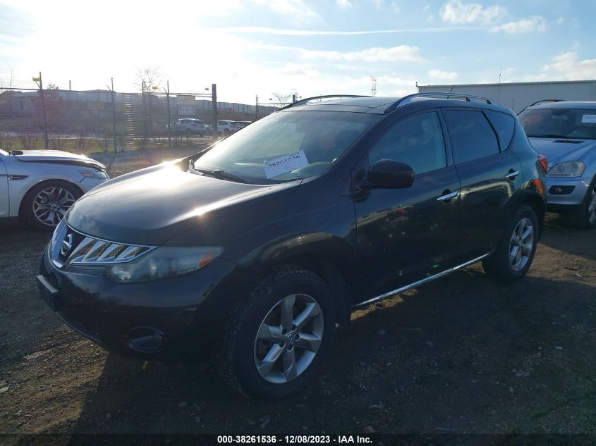 2009 Nissan Murano Sl VIN: JN8AZ18W89W204486 Lot: 38261536