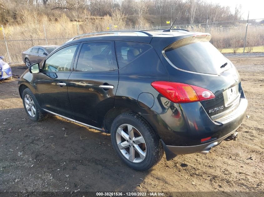 2009 Nissan Murano Sl VIN: JN8AZ18W89W204486 Lot: 38261536