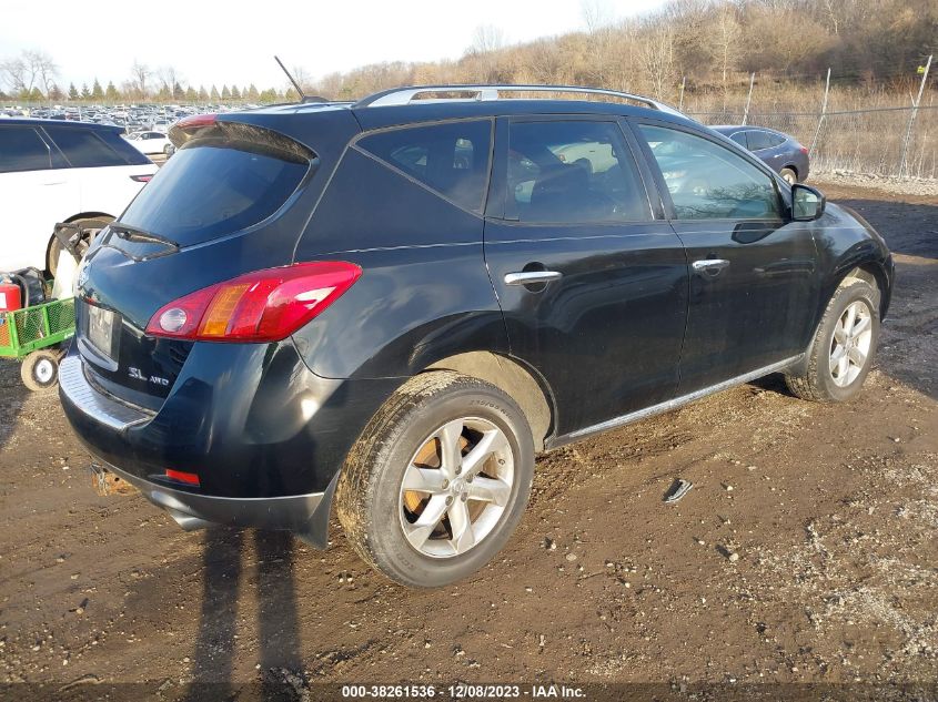 2009 Nissan Murano Sl VIN: JN8AZ18W89W204486 Lot: 38261536