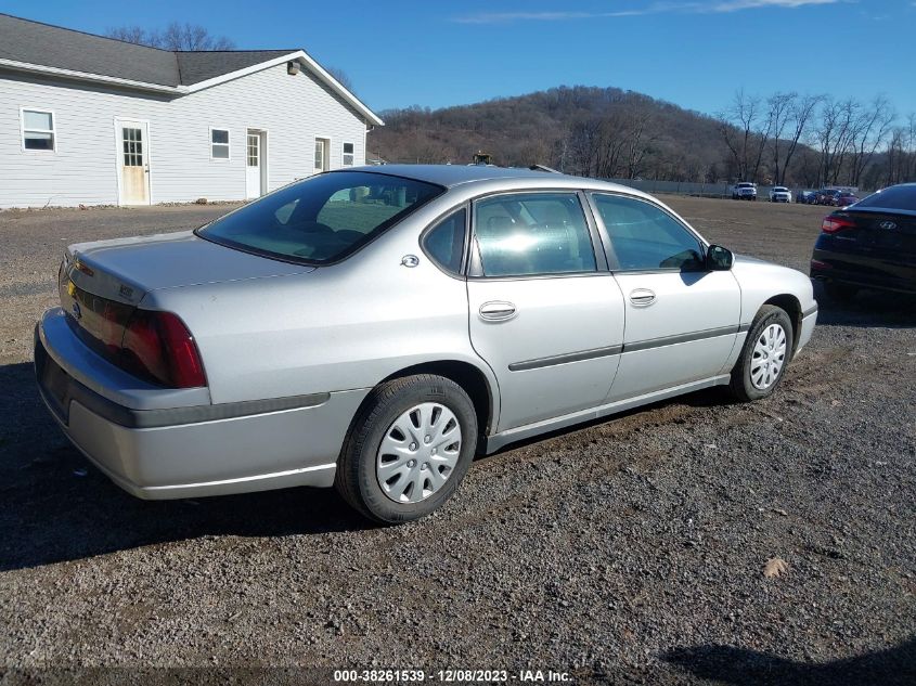 2003 Chevrolet Impala VIN: 2G1WF52E639130348 Lot: 38261539