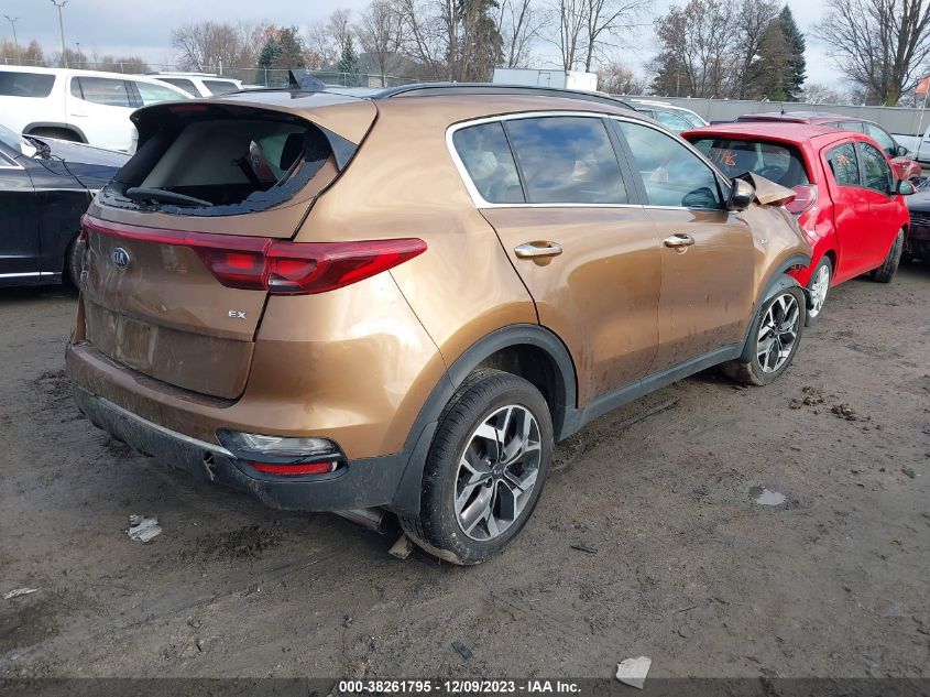 2020 Kia Sportage Ex VIN: KNDPNCAC6L7725818 Lot: 38261795